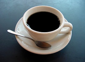 Impossibly black coffee